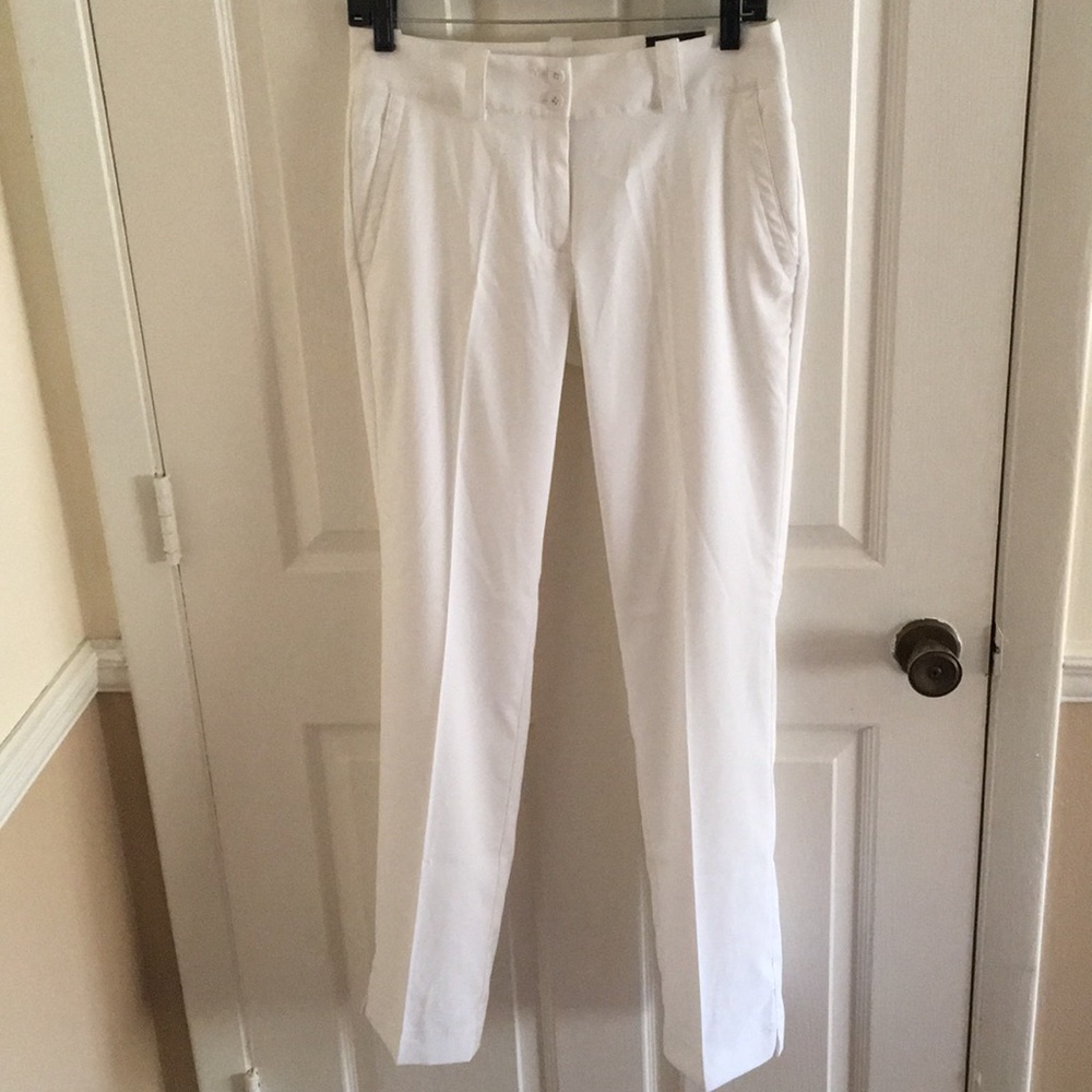 Women’s White Nike Tour Performance Golf Pants